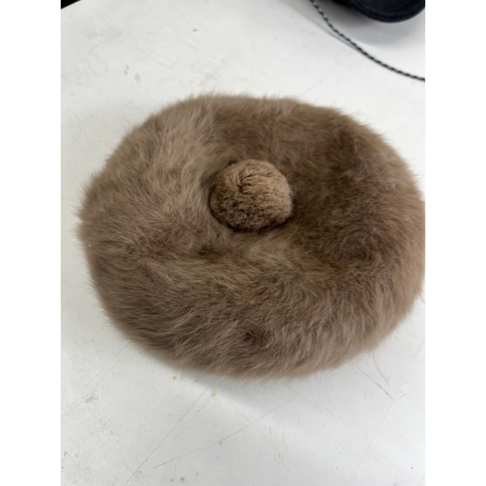 Vintage Made In England Kangol Angora Mohair Beret Hat